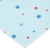Red and Blue Star Tableclout Tischdecke (Schrägansicht)