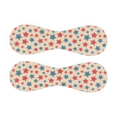 Red and Blue Stars, 4th of July, Beige Background Baseball (Paneele)