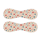 Red and Blue Stars, 4th of July, Beige Background Baseball (Paneele)