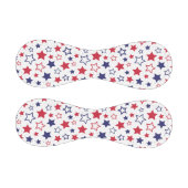 Red and Blue Stars, 4th of July, White Background Baseball (Paneele)