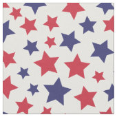 Red and Blue Stars, 4th of July, White Background Stoff (Nahaufnahme)
