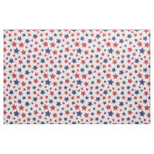 Red and Blue Stars, 4th of July, White Background Stoff (Fat Quarter (45,7 x 55,9 cm))