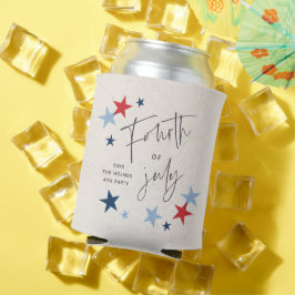 Red and Blue Stars American 4. Juli Party Dosenkühler