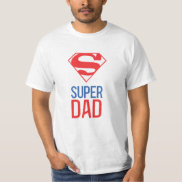 Red and Blue Super Vater Fathday T-Shirt