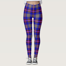 Red And Blue Tartan Fabric