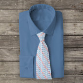 Red and Blue TEXAN Neon Krawatte