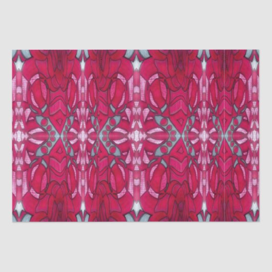 Red and blue tissue paper seidenpapier (Vorderseite)