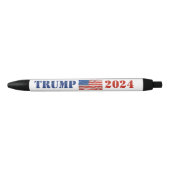 Red and Blue Trump Kampagne 2024 Promotion Pen Kugelschreiber (Vorderseite)