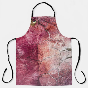 Red and brown abstract painting schürze