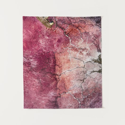 Red and brown abstract painting wandteppich (Vorderseite)