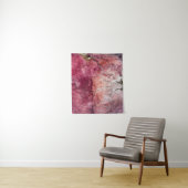 Red and brown abstract painting wandteppich (Beispiel)