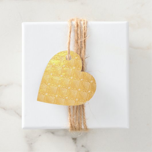 Red and Gold Art Nouveau Muster Paperweight Geschenkanhänger (Mit Box)