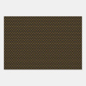 Red and Gold Christmas Nutcrackers Wrapping Paper Geschenkpapier Set (Vorderseite 3)