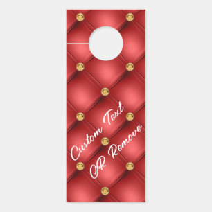 Red and Gold Door Hanger mit benutzerdefiniertem T Türanhänger