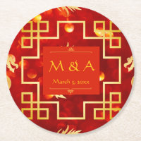 Red and Gold Dragon Wedding