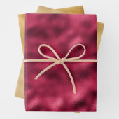 Red and Gold Glam Geschenkpapier Set (Beispiel)