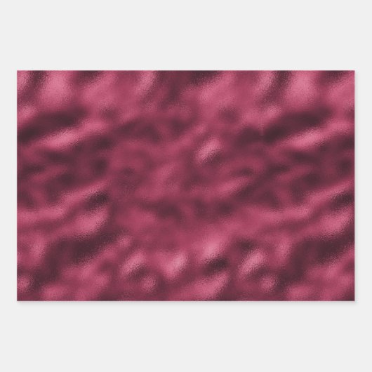 Red and Gold Glam Geschenkpapier Set (Vorderseite)