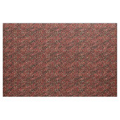Red and Gold Leopard Print Stoff (Yard (91,4 cm))