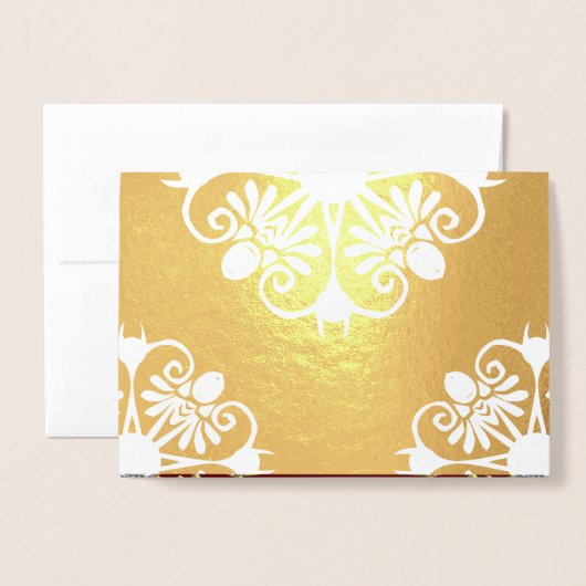 Red and Gold Mandala Indian Wedding Einladung (Vorderseite mit Umschlag)