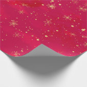 Red and Gold Nutcracker Ballet Geschenkpapier (Ecke)