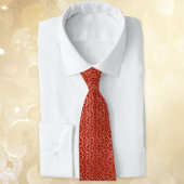 Red and Gold Scrollwork Chinese New Years Krawatte