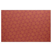 Red and Gold Spirals Weihnachtsmuster Elegant Stoff (Fat Quarter (45,7 x 55,9 cm))
