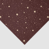 Red and Gold Staright Family Name Weihnachten Seidenpapier (Detail)