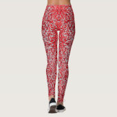 Red and Gray Dots  Leggings (Rückseite)