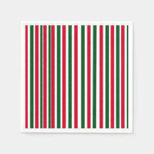 Red and Green Candy Cane Weihnachtsstreifen