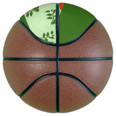 Red and green chili peppers pattern basketball (Rechts)