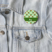 Red and Green Chili peppers pattern Button (Beispiel)