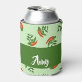 Red and green chili peppers pattern dosenkühler (Kanne Vorderseite)