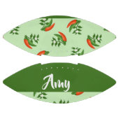 Red and Green Chili peppers pattern Football (Paneele)