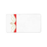 Red and Green Christmas Address Label Adressaufkleber<br><div class="desc">Verwenden Sie dieses personalisierte rot-grüne Adressetikett,  wenn Sie Ihre Urlaubskarten aussenden. Zu den passenden Elementen gehören: Porto-Briefmarke und Fotokarte.</div>