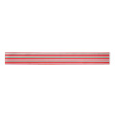 Red and Green Christmas Candy Cane Pattern Satinband (Vorderseite)