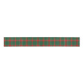 Red and Green Christmas Tartan Plaid Ripsband (Vorderseite)
