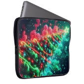 Red and Green Christmas Tree on an Electronics Bag Laptopschutzhülle (Vorne Rechts)