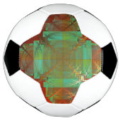 Red and Green Chromatic Fusion Soccer Ball (Gedreht)