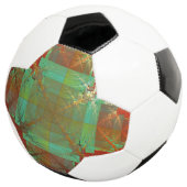 Red and Green Chromatic Fusion Soccer Ball (Dreiviertel)