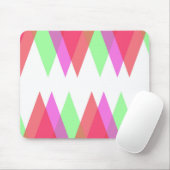 Red and Green Dreiecke Mousepad (Mit Mouse)