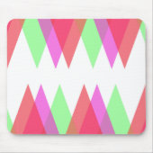 Red and Green Dreiecke Mousepad (Vorne)