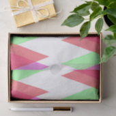 Red and Green Dreiecke Seidenpapier (Geschenk)