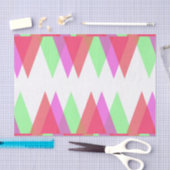 Red and Green Dreiecke Seidenpapier (Handwerk)