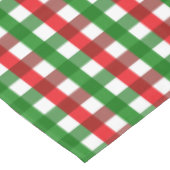 Red and Green Gingham Pattern Tischdecke (Schrägansicht)