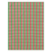 Red and Green Gingham Pattern Tischdecke (Vorderseite)