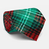 Red and green holiday plaid krawatte (Gerollt)
