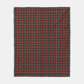 Red and Green Kariert Clan Boyd Tartan Fleecedecke (Vorderseite)