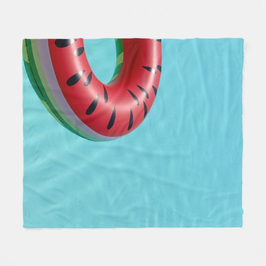 Red and green lifebuoy on swimming pool fleecedecke (Vorderseite (Horizontal))