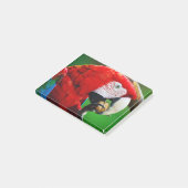 Red-and-green Macaw Post-it Klebezettel (angewinkelt)