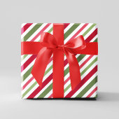 Red and Green Merry Mistletoe Custom Geschenkpapier Set